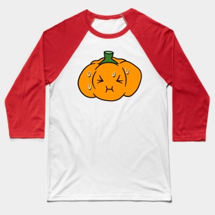 Nervous Orange Bell Pepper Baseball T-Shirt